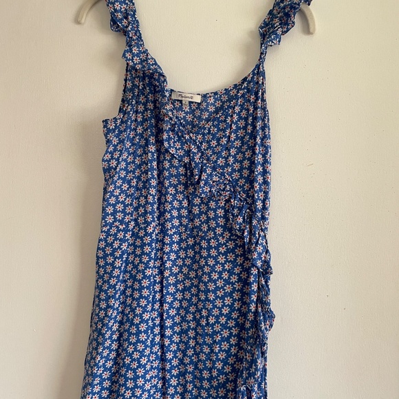 Madewell Ruffled Wrap Maxi Dress in Mini Daisy - Picture 4 of 6
